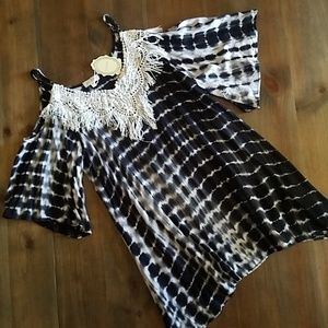 Off-the-shoulder Tye-Dye Sundress